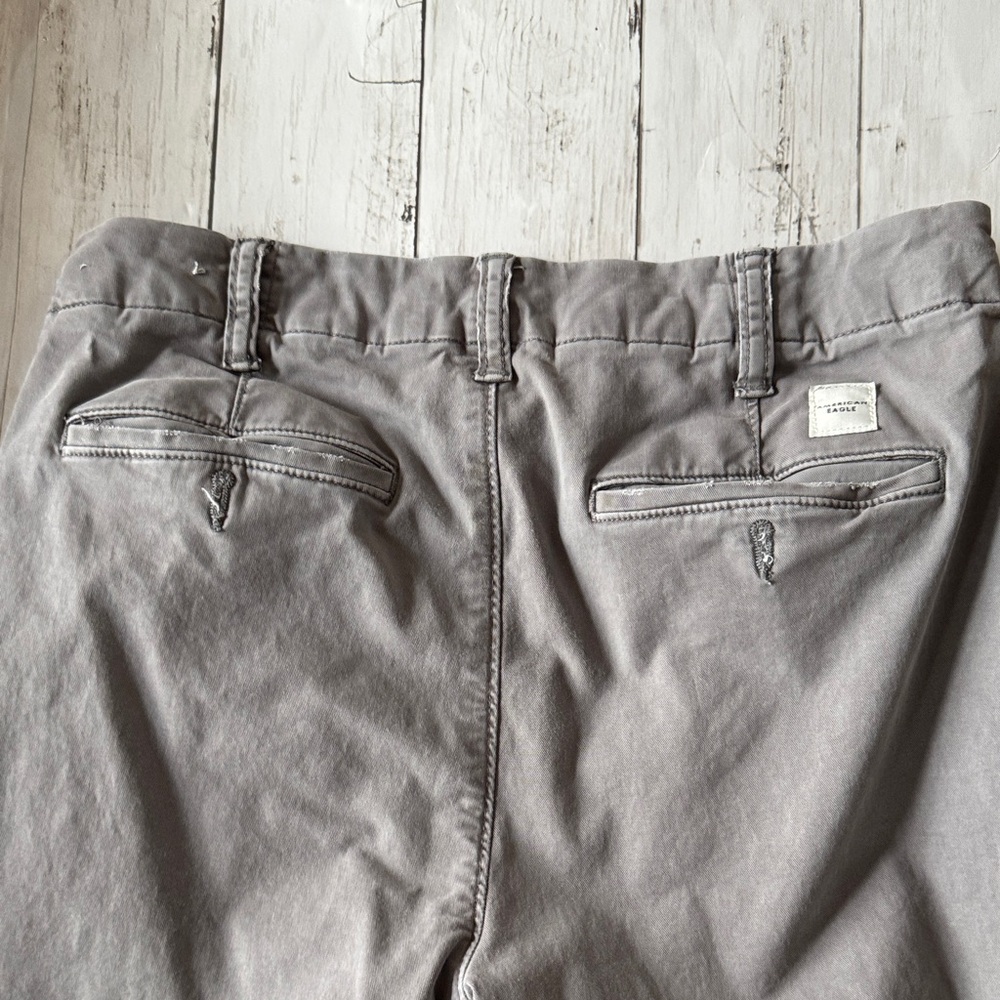American Eagle Outfitters Light Gray Casual Pants